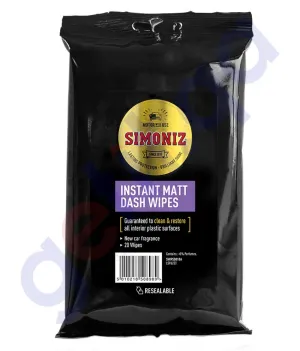 SIMONIZ INSTANT MATT DASH WIPES 20PK