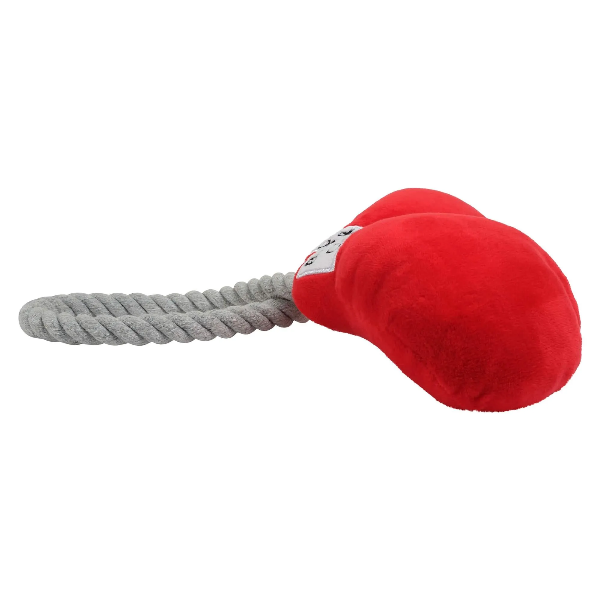 Sport Boxing Gloves Plush Rope Dog Toy