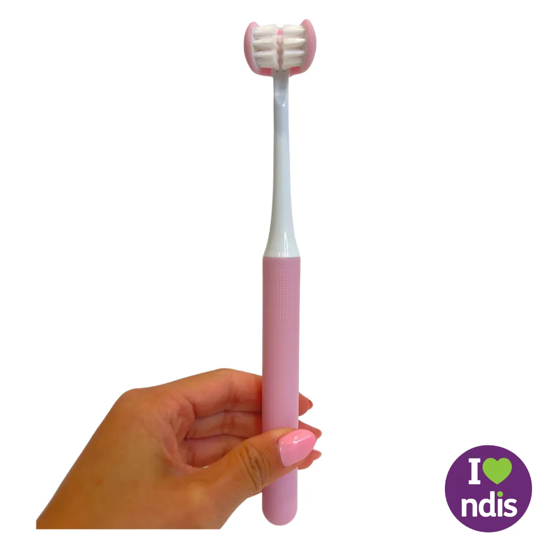 Three-Sided Sensory Toothbrush