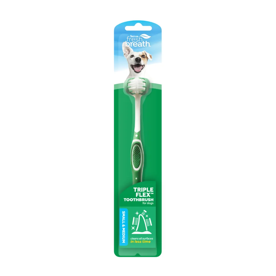 TropiClean Triple Flex Dog Toothbrush