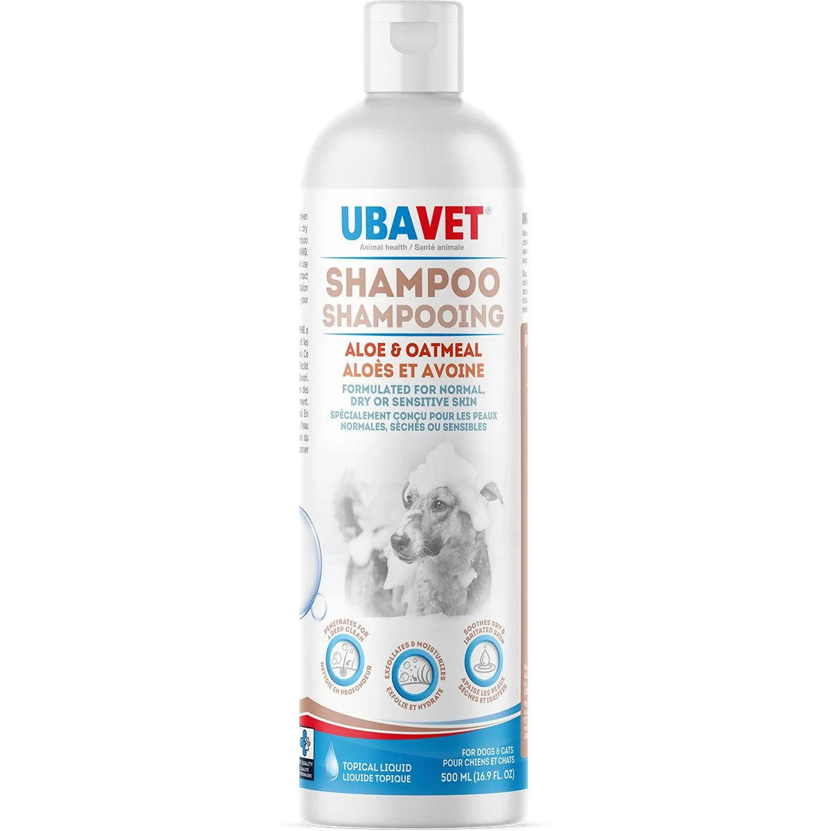 UbaVet Aloe & Oatmeal Shampoo 500ml