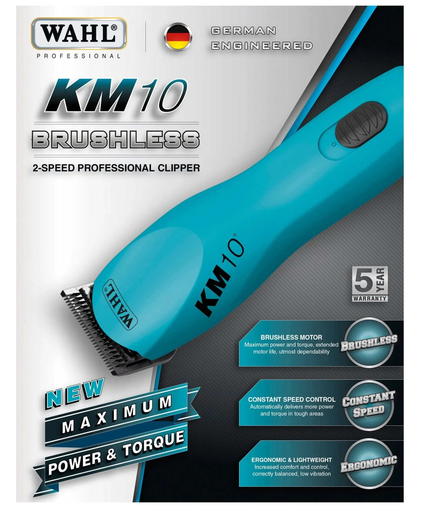 Wahl KM10 Clipper, Turquoise