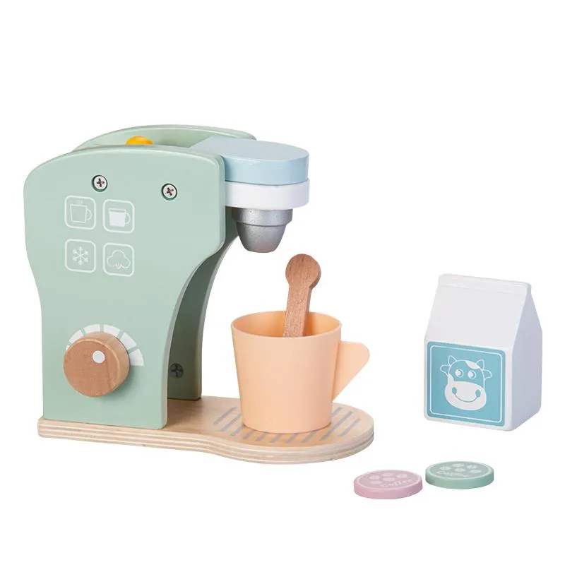 Wooden Educational Coffee Maker Set Toy (6 pcs)